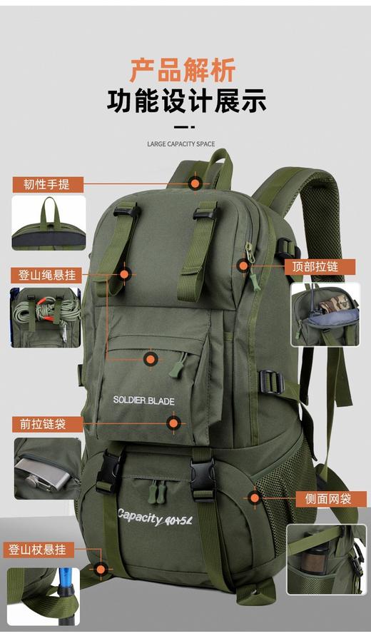 【刀锋战士】多功能背包 商品图6