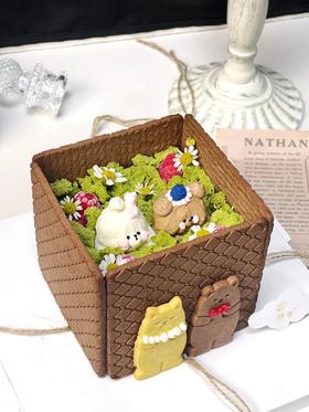 小熊饼干盒子蛋糕 | 烤爱