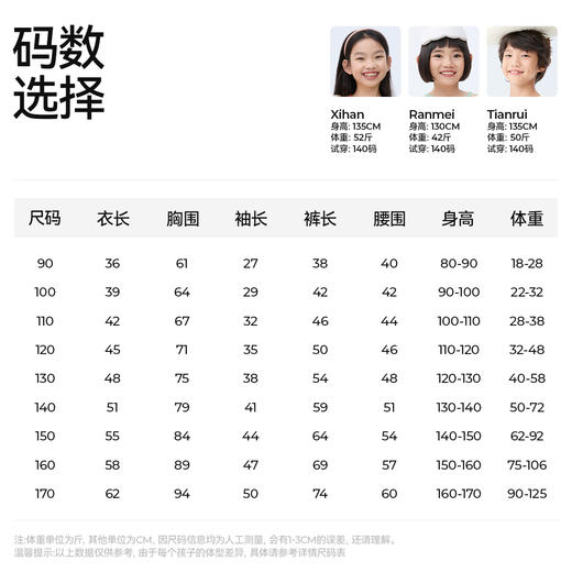 【儿童七分家居套装】森林棠25夏款儿童莫代尔七分袖家居服套装40232502 商品图5