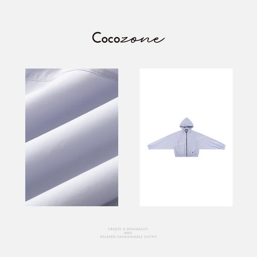 COCO ZONE 刘一一25新款户外休闲运动连帽工装夹克ACD1A0564 商品图2