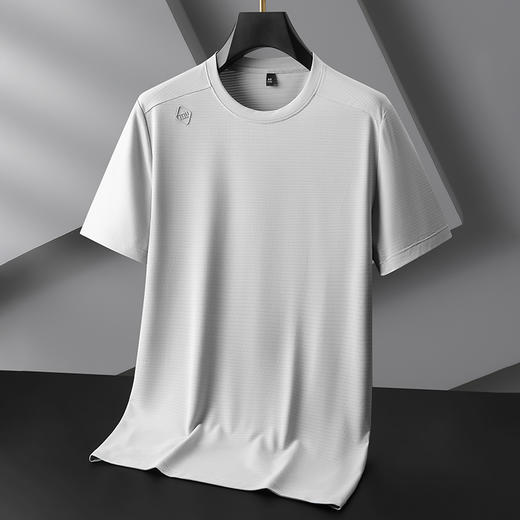 【棉质】【DKP】大依优型大码圆领短袖T恤轻奢休闲短袖男宽松T恤上衣胖子半袖 商品图3