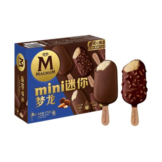 和路雪迷你梦龙香草+松露巧克力口味冰淇淋 170g（4支） 商品图0