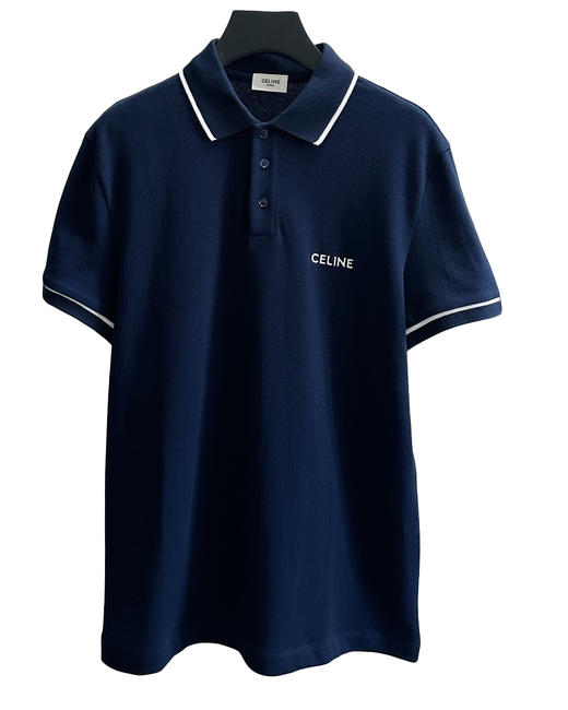 中性款刺绣短袖polo衫la008 商品图0