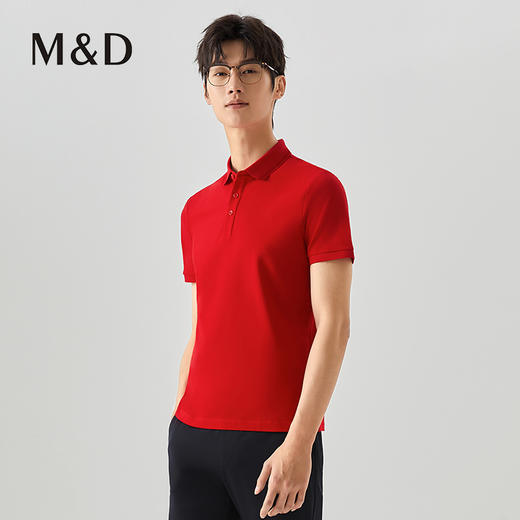 【名盾】夏季新款POLO衫，柔软新疆长绒棉面料，舒适耐穿M0BL22654B 商品图1