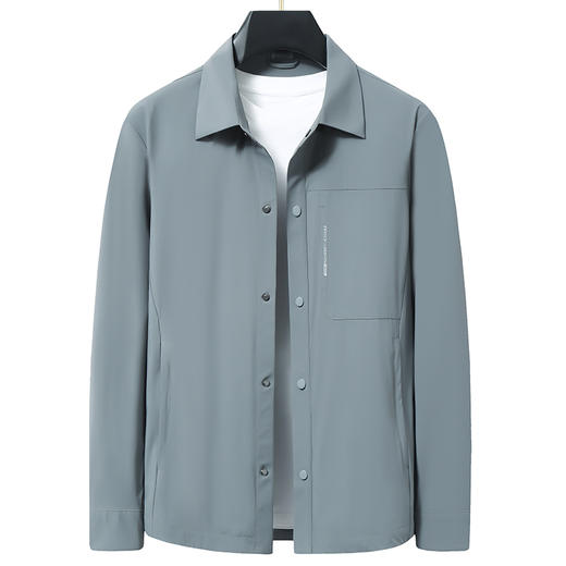 【防晒衣】【DWN】大依优型大码防晒皮肤衣冰丝薄款外套大码夹克男翻领夏季户外皮肤衣加肥加大上衣 商品图1