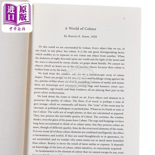 【中商原版】孟塞尔色彩系统 色彩符号和图谱 Munsells Colour System 英文原版 Albert Henry Munsell 商品图2