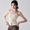【限时秒】YOGACODE【火树银花系列】细肩带瑜伽服背心女带胸垫高级感性感美背吊带文胸DWC115005 商品缩略图1
