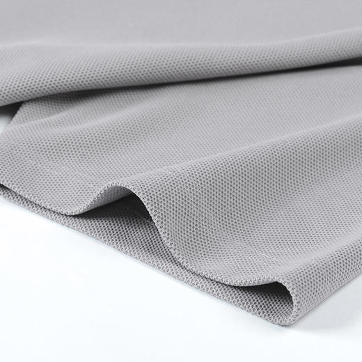 罗蒙六角珠短袖polo衫夏季男女款休闲t恤纯色凉感polo衫男短袖 商品图7