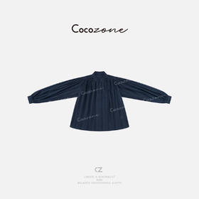 COCO ZONE 刘一一 25春季100棉镂空轻薄套头衬衫CD2A0396