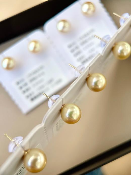 8mm-9mm金珠耳钉 商品图0