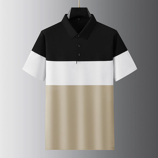 【纯棉】【DDA】大依优型大码短袖POLO衫男夏季加大码高端翻领半袖男士休闲时尚体恤 商品图1