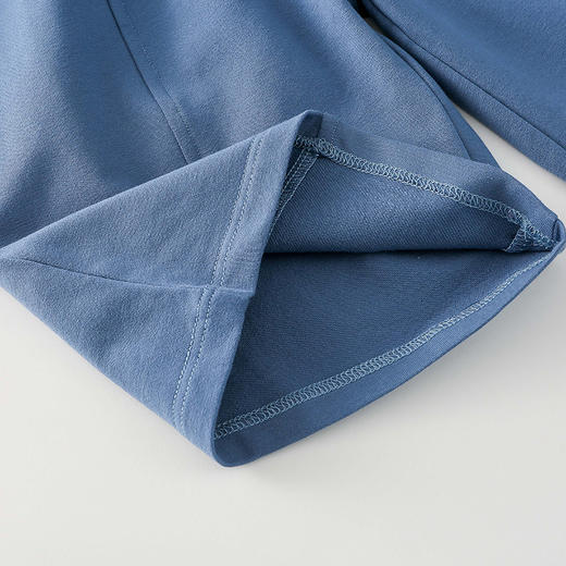 棉花堂2025年夏款会呼吸小毛圈山系织标宽松裤型童装五分裤F251164 商品图10