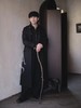 Paul Harnden  男士橄榄绿/黑色羊皮jerkin 商品缩略图3