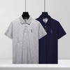 男装新款极简高级质感夏季翻领短袖刺绣商务休闲polo衫上衣  YH-BLC5162* 商品缩略图0