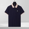 撞色男士休闲上衣夏季款短袖简约polo衫翻领商务休闲男装   YH-ZX3197* 商品缩略图0