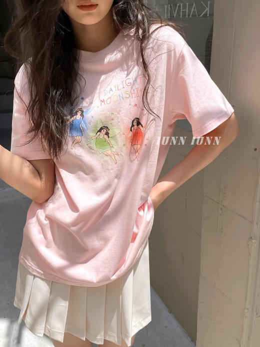 正品授权iunn iunn短袖韩国订单小众品牌棉T 商品图2