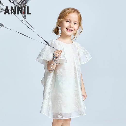 【实体店同款】女童礼裙夏季新款安奈儿童装XG523645 商品图1