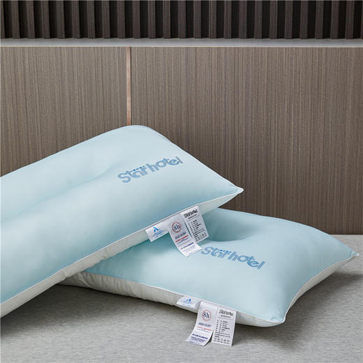 自然醒A类全棉星级酒店凉感枕头枕芯一对套家用护颈椎助睡眠酒店专用成人高低枕头芯XK 商品图11