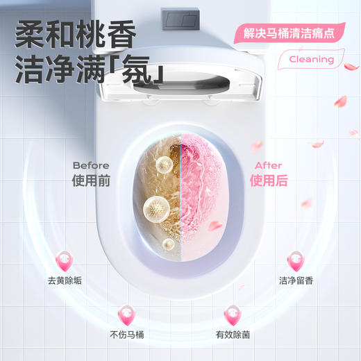 彩虹卫士元气白桃香氛洁厕液（双瓶装） 商品图6