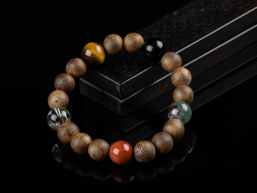 XY0163沉香+五行宝珠手串 商品图1