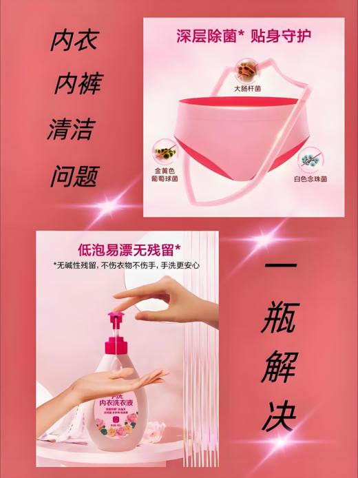 【亚欧超市】绿伞手洗内衣洗衣液480g/瓶 商品图1