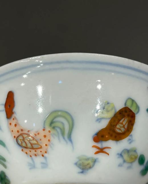 仿成化款豆彩鸡缸杯，顺丰包邮 商品图7