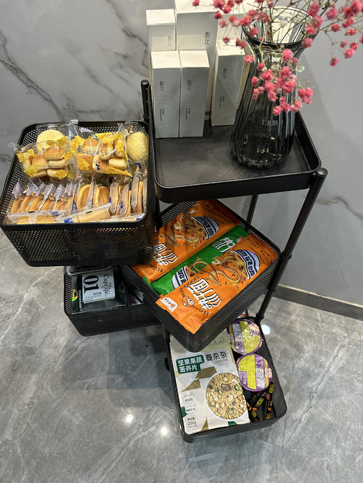 【Trees&wind实心顶盖多功能方形旋转置物架】金牌收纳师推荐-承重力很好，🉑很轻便，三层四层五层网格制作精细 🔺轮滑三大满贯世界冠军郭丹代言！！！ 商品图5