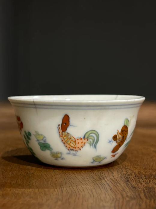 仿成化款豆彩鸡缸杯，顺丰包邮 商品图10