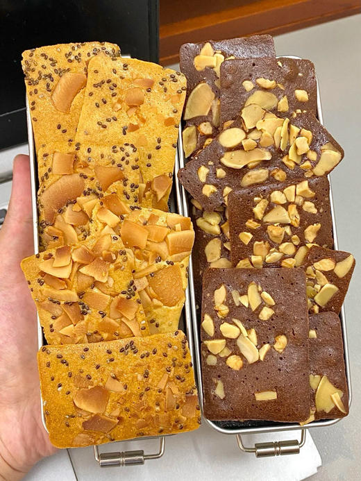 【乐思客布朗尼可可坚果奇亚籽椰子脆片】非油炸🔥健康零食❗️饼干脑袋快冲❗神仙美味小饼干😍一口停不下来！ ✅配料表干净，吃着安心更放心～ ✅非油炸、低温烘烤，健康零食减脂期放心吃  商品图8