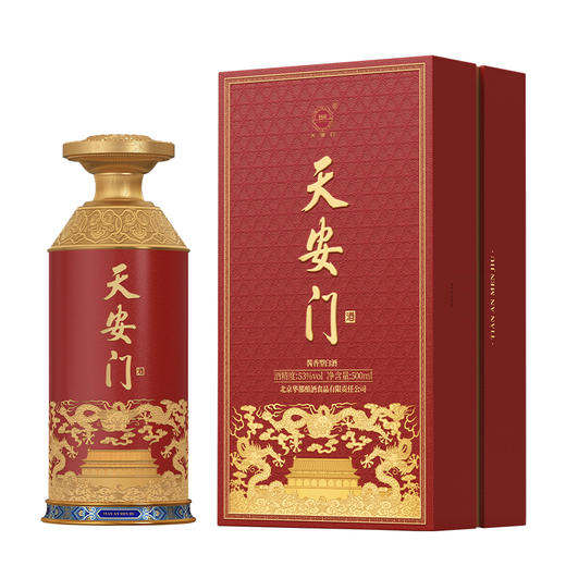 【自营】天安门国泰红纯粮酒酱香型白酒53度500ml整箱装 53度 500mL 6瓶 礼盒装送礼收藏 HJ 商品图6