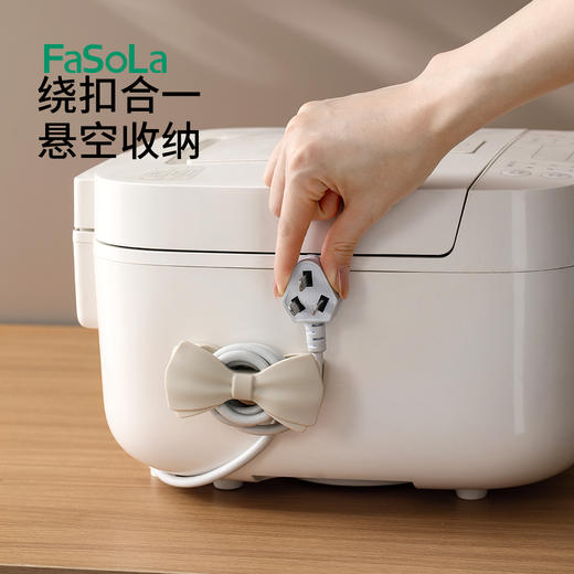 FaSoLa蝴蝶型绕线器手机充电线数据线整理神器走线固定器收纳束绕线器 商品图5