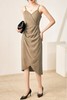 Le Malene 卡其色气质西装外套吊带裙套装 19930 商品缩略图1