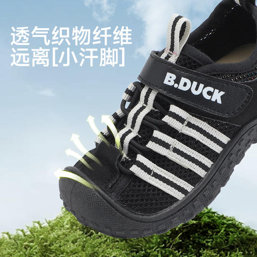 B.Duck小黄鸭透气年夏季网面宝宝幼儿园儿童运动鞋休闲鞋22-31 B1686973 商品图2