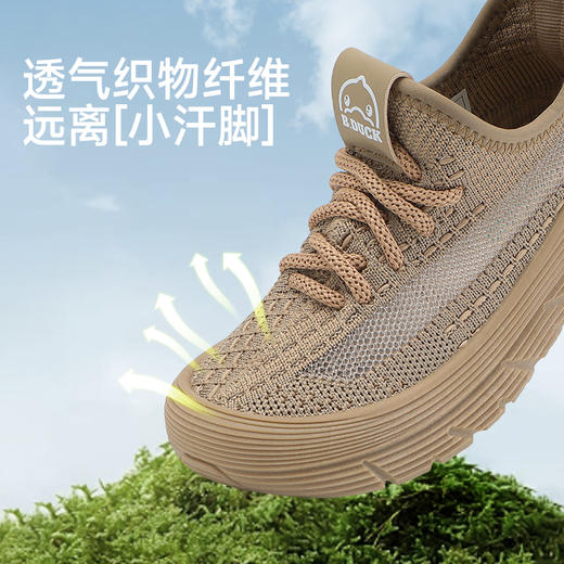 B.Duck儿童鞋子春秋飞织网面透气运动鞋男童椰子鞋22-31 B1686989 商品图2