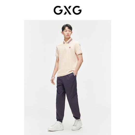 GXG男装 多色polo衫拼色透气2024夏季热卖#G24D242034 商品图1