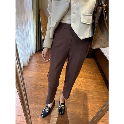 职业西裤！垂坠感窄版干练高腰九分烟管裤2025新款！ 商品图2