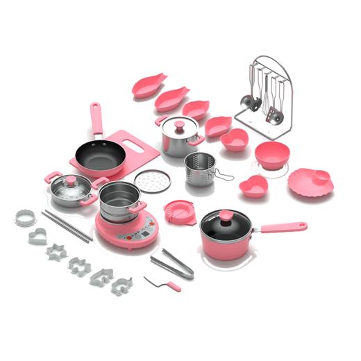 都市太太（DStt）都市太太宝贝爱做菜套装32件套炖锅蒸锅煎锅亲子陪伴 商品图1