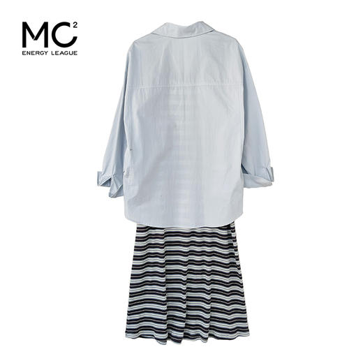 女装翻领长袖衬衫配吊带裙套装-2561S5212022 商品图3