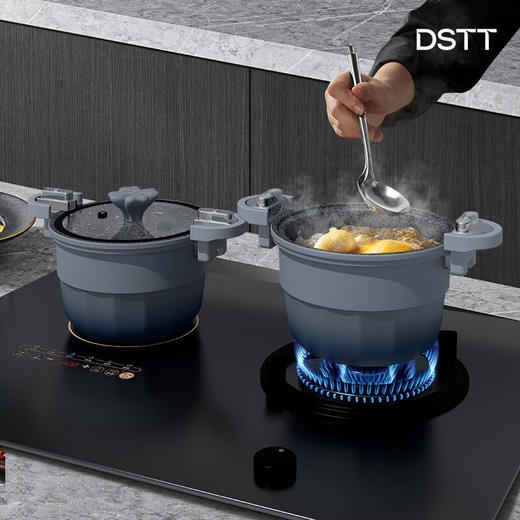 都市太太都市太太蓝宝石_·_微压料理锅家用烹饪汤锅微压燃气灶电磁炉通用 商品图1