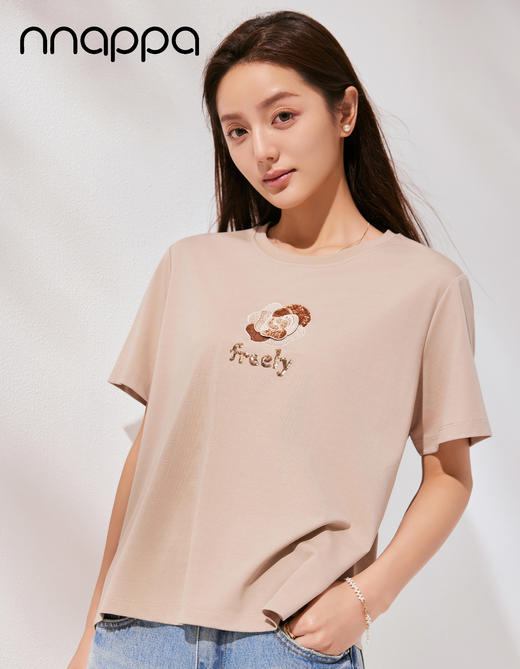 立体牡丹花宽松女上衣CA7327 商品图1