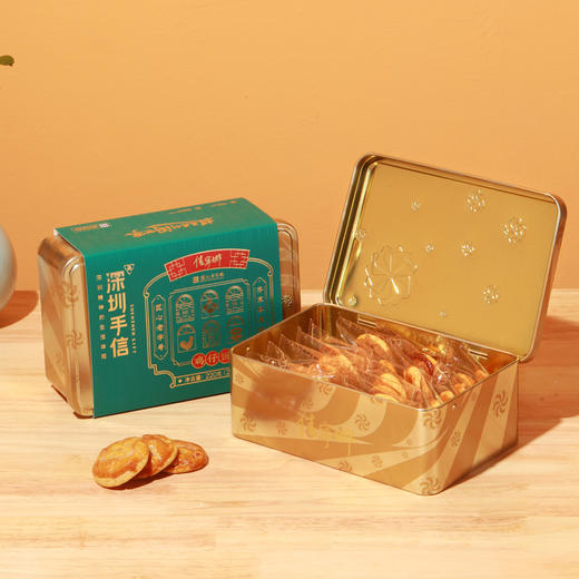 佳宁娜X深圳手信鸡仔饼老字号广东特产传统零食小吃酥饼礼盒220克 商品图4