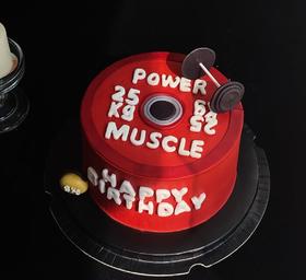 【臻品】---【POWER】送男友、老公、健身生日蛋糕