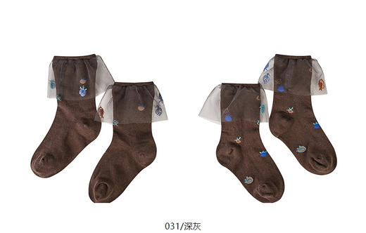 jnby  25年夏款  中筒袜  6P4N13290 商品图13