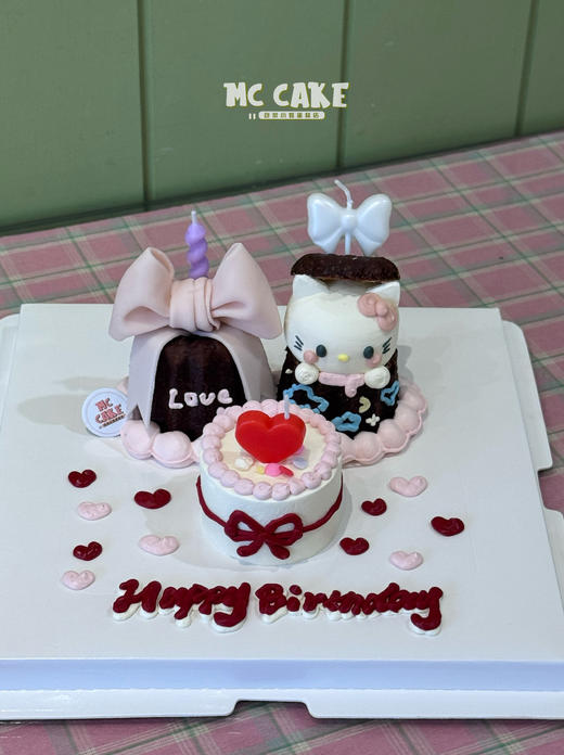 蝴蝶结kt猫可露丽款（包含原图蜡烛） 商品图2