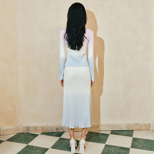 玉兰渐变针织内搭吊带两件套修身(货号:MC85SW005F9001) 商品图4