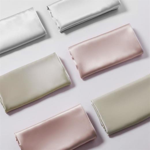 2025升级款 19姆米重磅真丝「睡出水嫩肌肤 柔顺秀发」钱皇 桑蚕丝真丝枕套 防螨AB面 商品图2