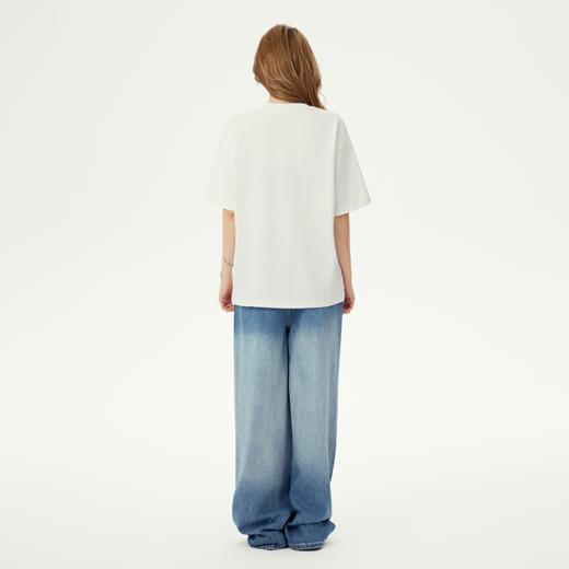 YKYB黄子韬牛仔裤直筒裤时尚潮流环保烫钻做旧经典个性牛仔裤Y52NNK046 商品图4