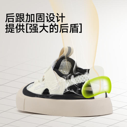 B.Duck小黄鸭童鞋男童学步鞋春夏款儿童透气运动鞋22-26 B2686880 商品图4