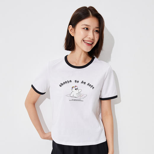 【T恤】奶噗噗联名短袖T恤 1P2221228 商品图4