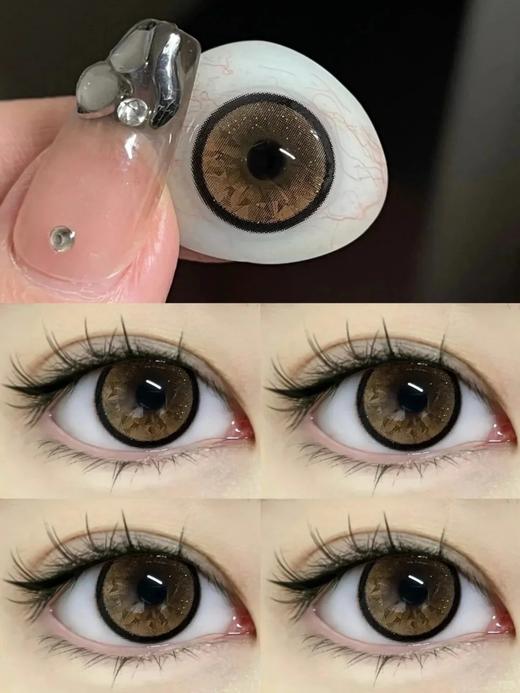 【新】14.5椰椰奶冻灰/甜丧黑兔/十八钗棕/大美目黑/嘟嘟黑.年抛美瞳 商品图5